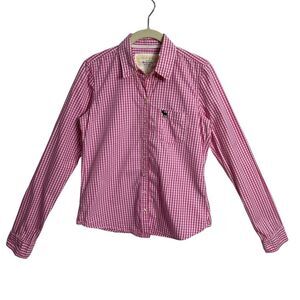 ABERCROMBIE AND FITCH Button‎ Down Long Sleeve Shirt, Size SMALL